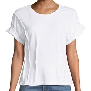 NWT Current/Elliott The Pintucked Tee sz 1